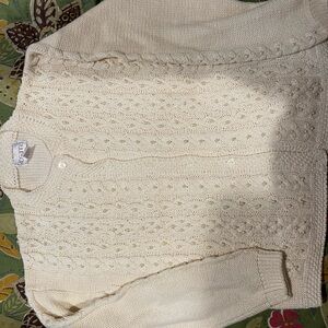 Rosanna Cream Knit Cardigan